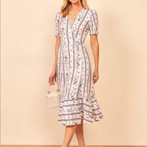 REFORMATION Veronika Linen Dress